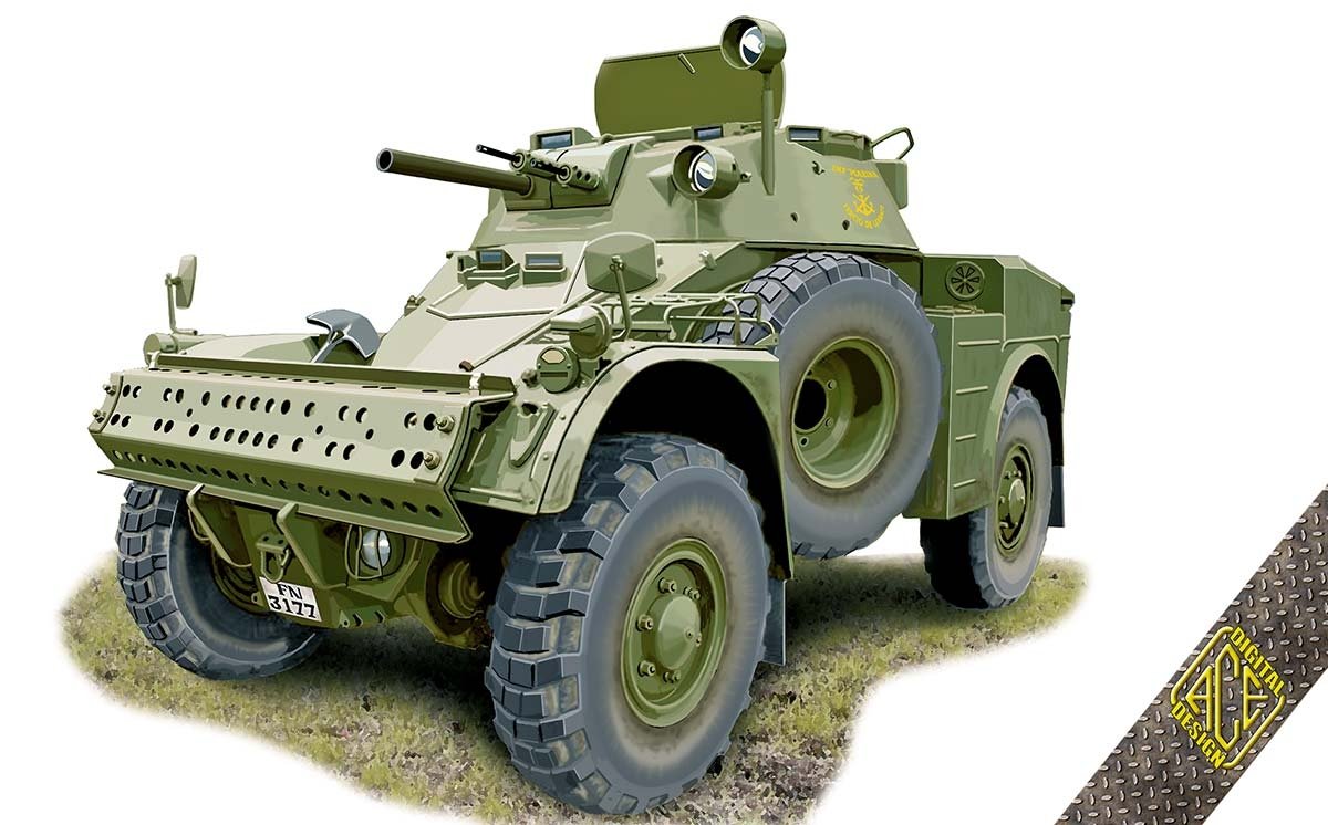 ACE 72455 AML-60 Transporteur de mortier (4x4) 1/72