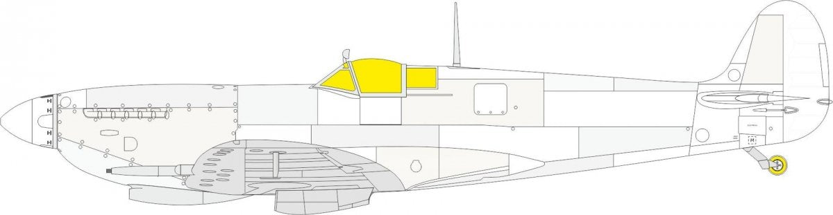 Eduard 634036 Spitfire Mk. IXc LööKplus 1/24  – Bild 10