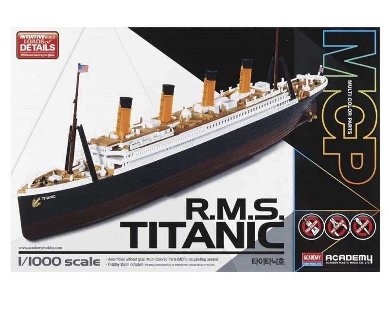 Maquette Academy 14217 RMS TITANIC 1/1000