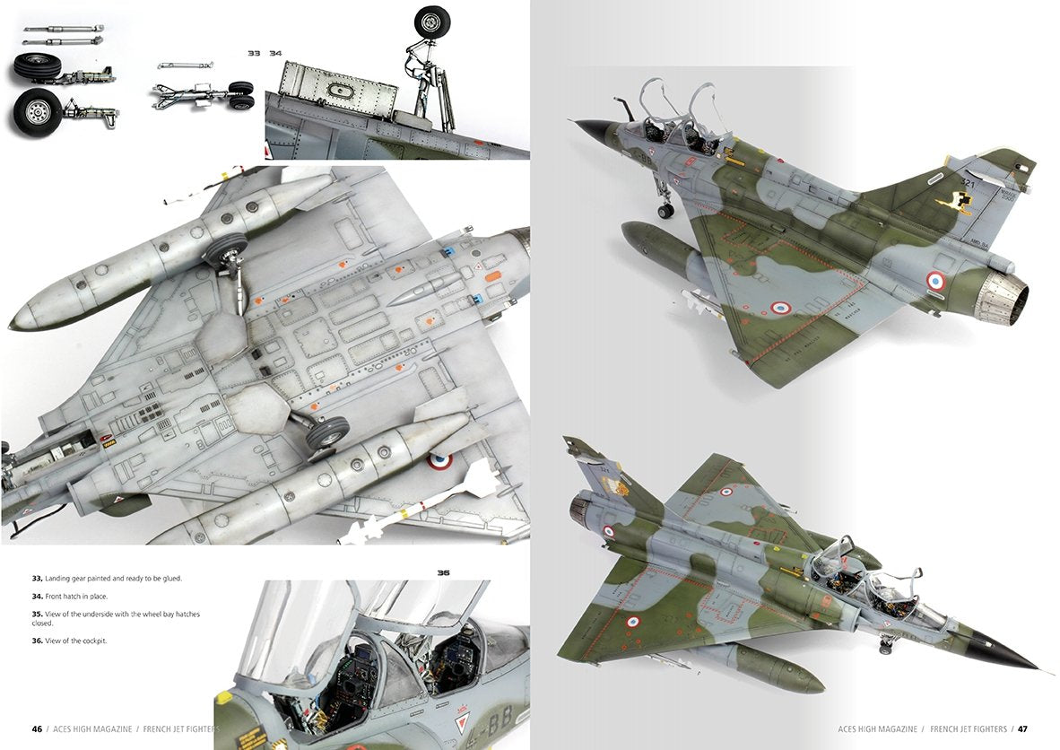 AK Interactive AK2931 ACES HIGH MAGAZINE NUMÉRO 15 CHASSEURS À RÉACTION FRANÇAIS – immagine 4