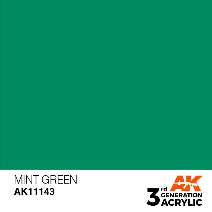 AK Interactive AK11143 VERT MENTHE – STANDARD 17 ml