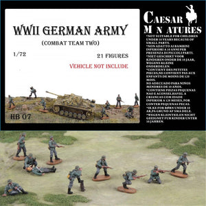 Caesar Miniatures HB07 Armée allemande de la Seconde Guerre mondiale - Équipe de combat (1/72) – image 2