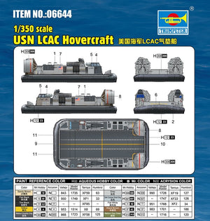 Trumpeter 06644 Aéroglisseur LCAC USN 1/350
