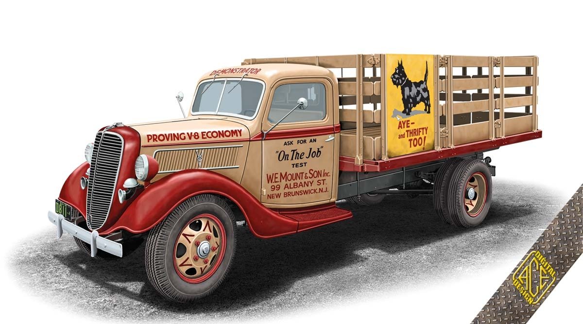 Camion plateau ACE 72584 US V-8 m.1936/37 1/72