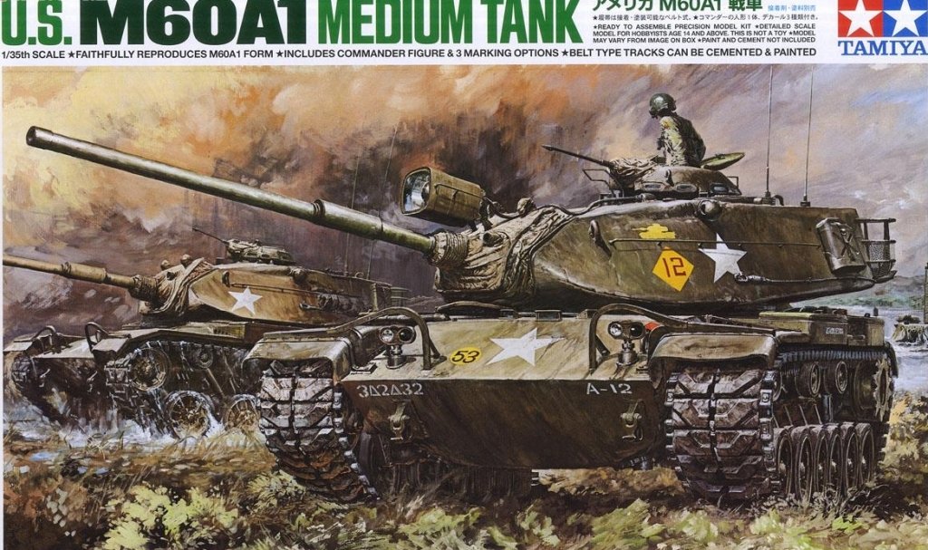 Tamiya 25166 US KPz M60A1 Char moyen (1/35) 
