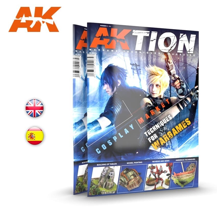 AK Interactive AK6303 AKTION MAGAZINE NUMÉRO 02 EN