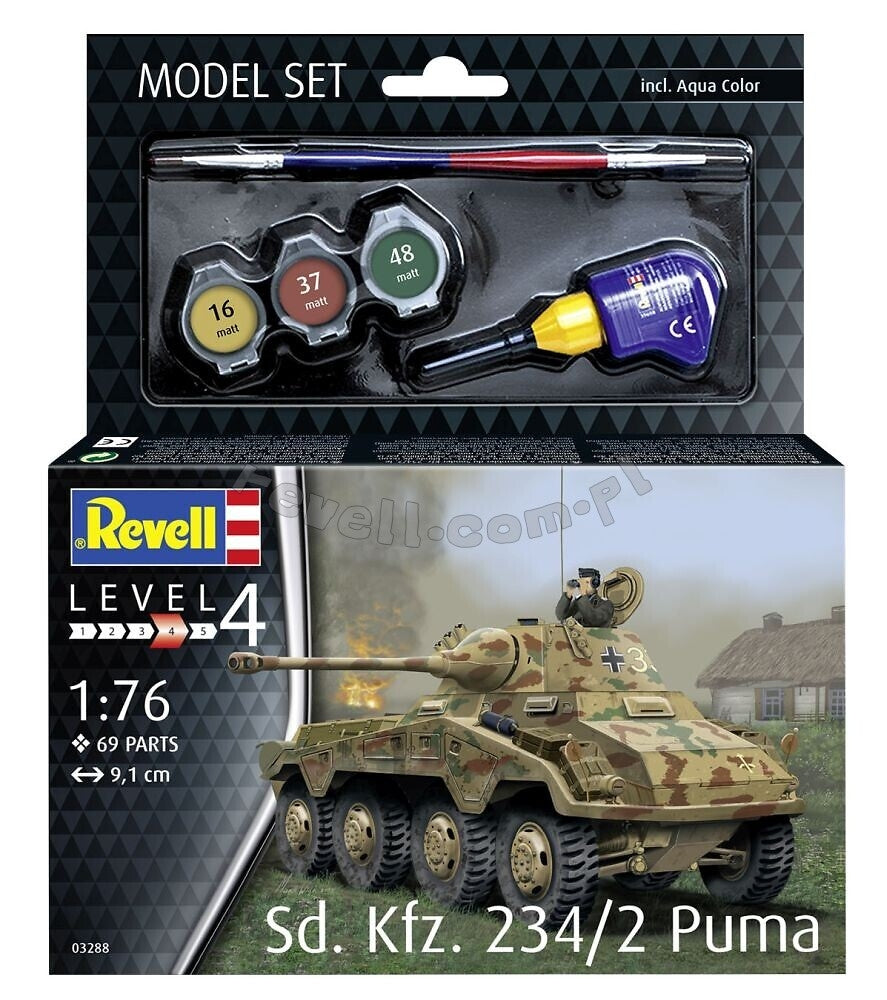 Revell 63288 Sd.Kfz. 234/2 Puma - maquette 1/76