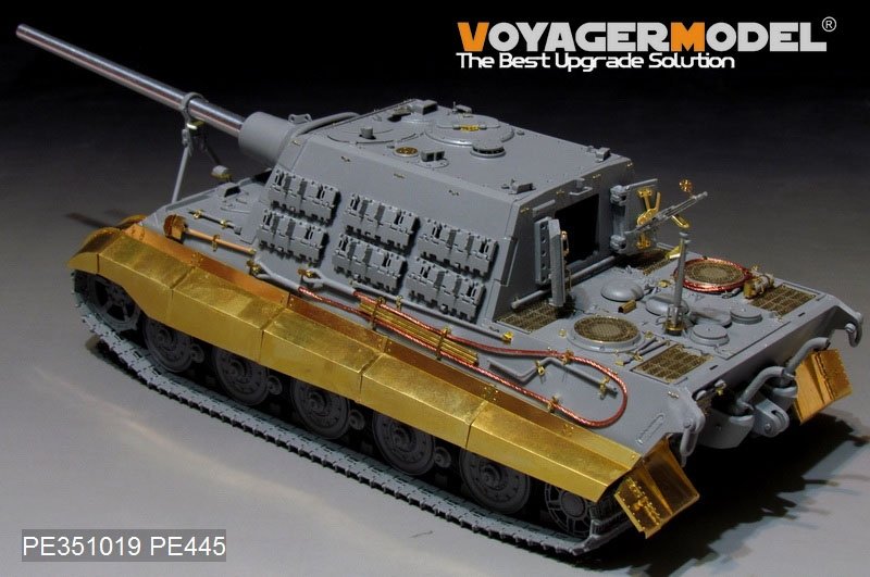 Maquette Voyager PE351019 Jagdtiger allemand de la Seconde Guerre mondiale (modèle de base) pour TAKOM 8001 au 1/35  – immagine 4