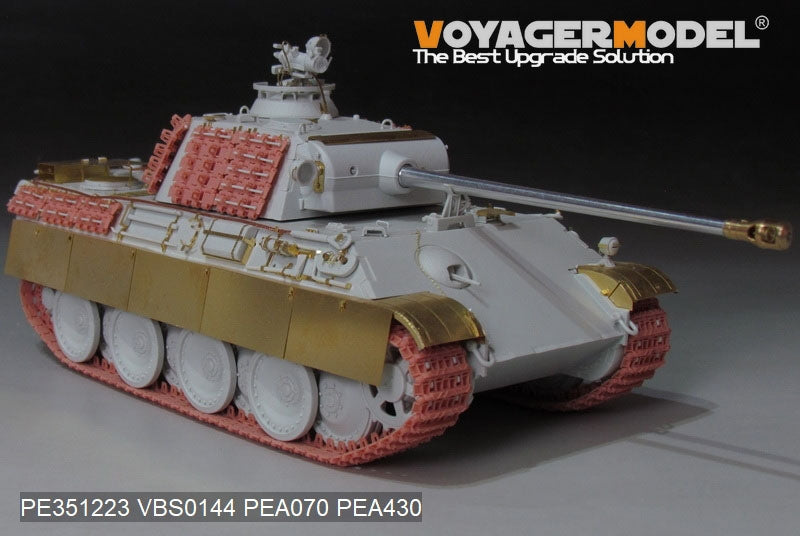 Maquette Voyager PE351223 Panther G allemand de la Seconde Guerre mondiale, version tardive, pour maquette MENG TS-054 au 1/35 – Bild 6