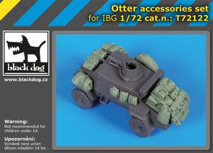 Ensemble d&amp;#39;accessoires Black Dog T72122 Otter pour maquettes IBG au 1/72 – image 6