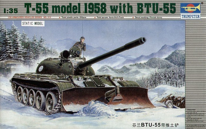 Trumpeter 00313 T-55 modèle 1958 avec BTU-55 (1/35)