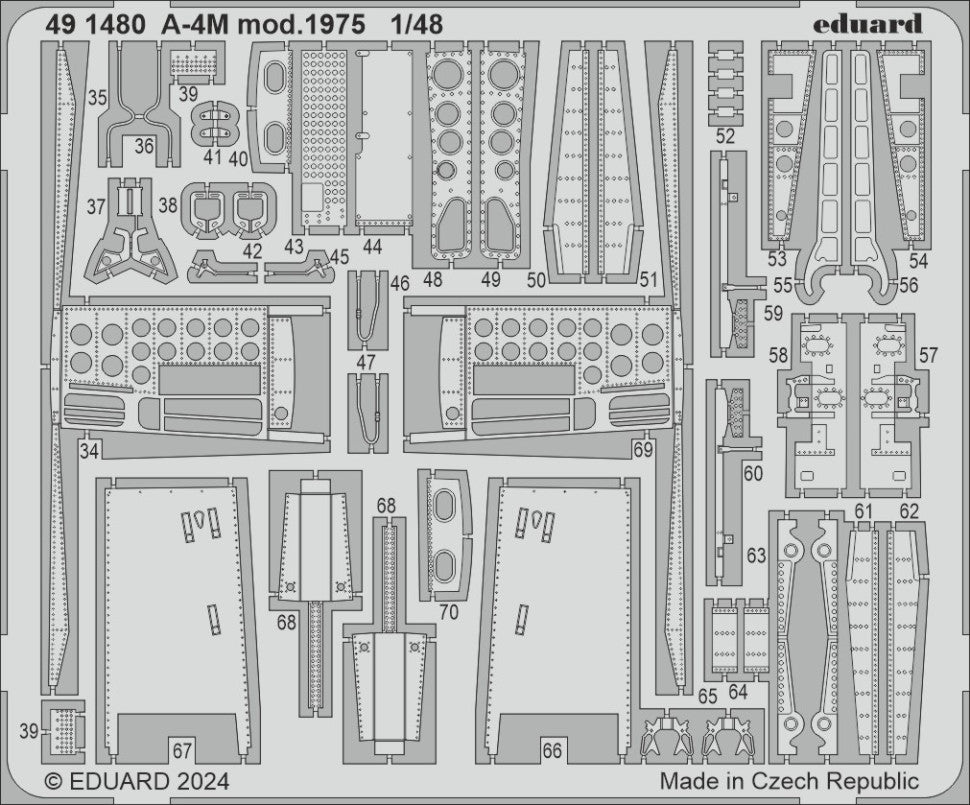 Ensemble de détails Eduard BIG49435 A-4M Mod. 1975 pour maquette Magic Factory au 1/48 – Bild 4