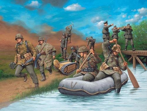Revell 02508 Pionniers allemands de la Seconde Guerre mondiale, échelle 1/72