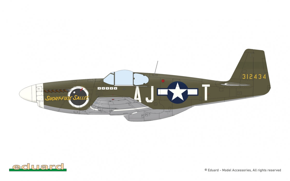 Eduard 82176 P-51B Mustang Malcolm Hood Veropy - Édition ProfiPACK 1/48 – image 8