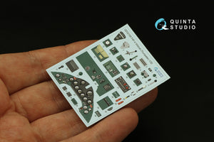 Intérieur coloré imprimé en 3D sur papier décalcomanie pour F4F-4 Wildcat (Trumpeter) de Quinta Studio QD32185, échelle 1/32 – Bild 3