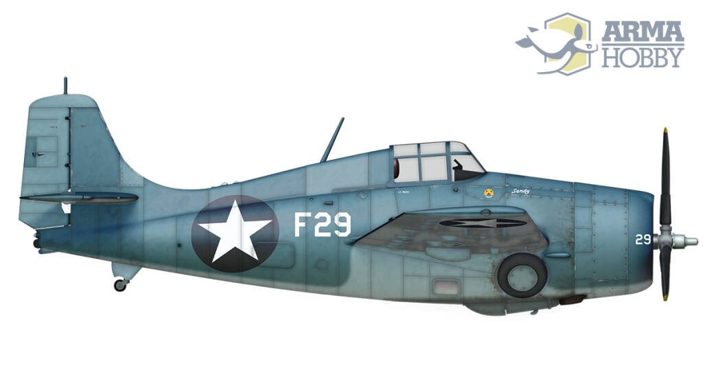 Maquette Arma Hobby 70048 F4F-4 Wildcat® au 1/72  – image 3
