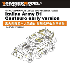 Maquette Voyager PE35305 B1 Centauro italien moderne, version initiale, pour TRUMPETER 00386, échelle 1/35