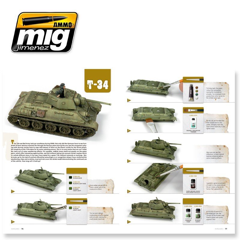 AMMO de Mig Jimenez 6003 PEINTURE DE CHARS DE JEU DE GUERRE (Anglais) – image 3