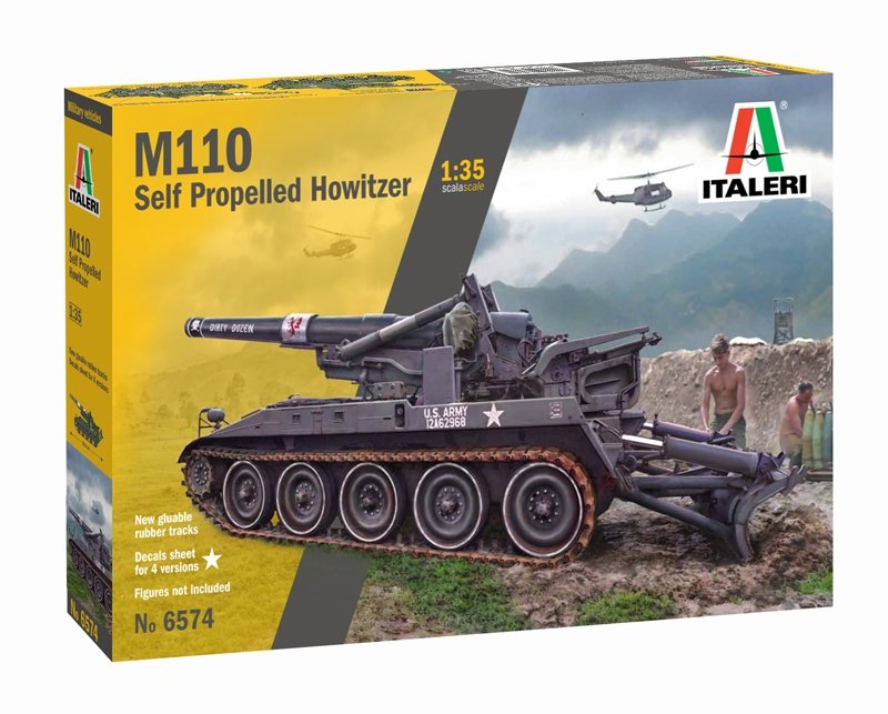 Italeri 6574 M110 Obusier automoteur 1/35 – immagine 2