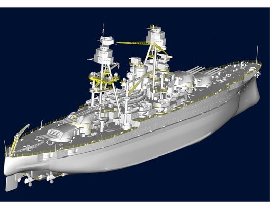 Trumpeter 03701 USS Arizona BB-39 1/200 – immagine 4