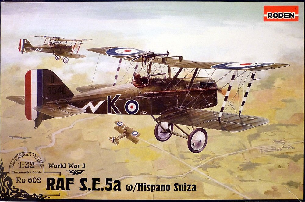 Roden 602 RAF SE5a (avec Hispano Suiza) chasseur WW1 (1/32)