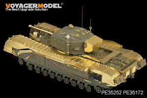 Maquette Voyager PE35252 Char d&amp;#39;infanterie britannique Churchill Mk.IV de la Seconde Guerre mondiale (modèle de base pour AFV CLUB 35154) à l&amp;#39;échelle 1/35 – image 2