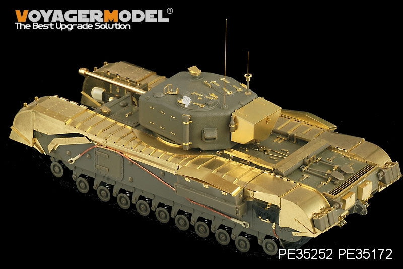 Maquette Voyager PE35252 Char d&amp;#39;infanterie britannique Churchill Mk.IV de la Seconde Guerre mondiale (modèle de base pour AFV CLUB 35154) à l&amp;#39;échelle 1/35 – image 2