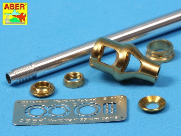 Aber 35L-015N 88 mm Kwk 43/3 L/71 (début) pour Tiger B allemand Porsche- Late, Tiger B Serien début, Jagdpanther milieu (1/35) – Bild 4