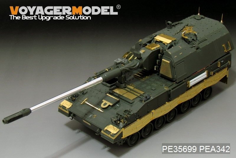 Maquette Voyager PE35699 PzH2000 SPH allemand moderne (base d&amp;#39;antenne incluse) (Pour MENG TS-012) 1/35 – Bild 2