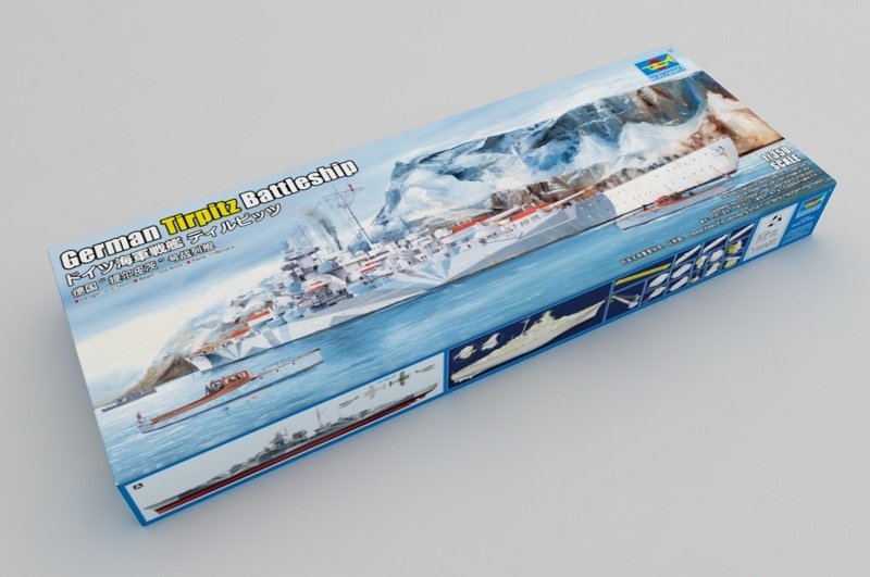 Maquette Trumpeter 05359 du cuirassé allemand Tirpitz au 1/350 – image 2