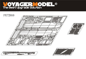 Maquette Voyager PE72010 King Tiger allemand de la Seconde Guerre mondiale pour kit DRAGON/TRUMPETER au 1/72