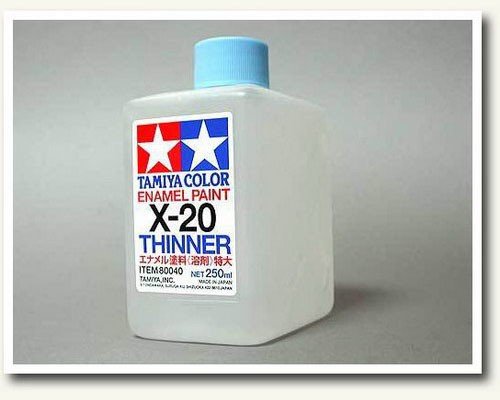 Diluant pour émail Tamiya X20 250 ml (80040) – image 2