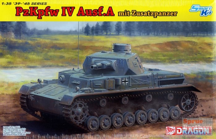 Dragon 6816 Pz.Kpfw.IV Ausf.A Version blindée renforcée (1/35)