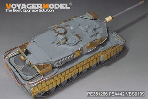 Maquette Voyager PE351266 Char de combat principal allemand moderne Leopard 2A5/A6 Ukraine Basic pour la frontière BT-002 1/35  – image 2