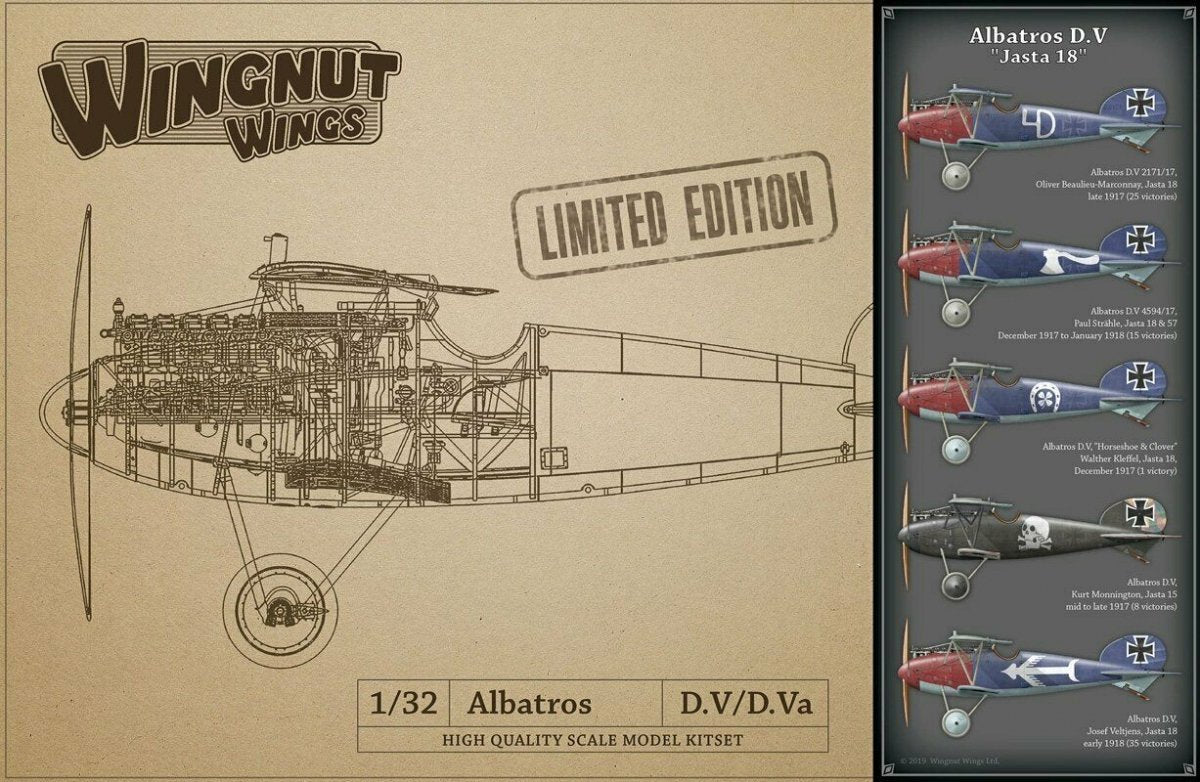 Wingnut Wings 32901 Albatros DV "Jasta 18" 1/32