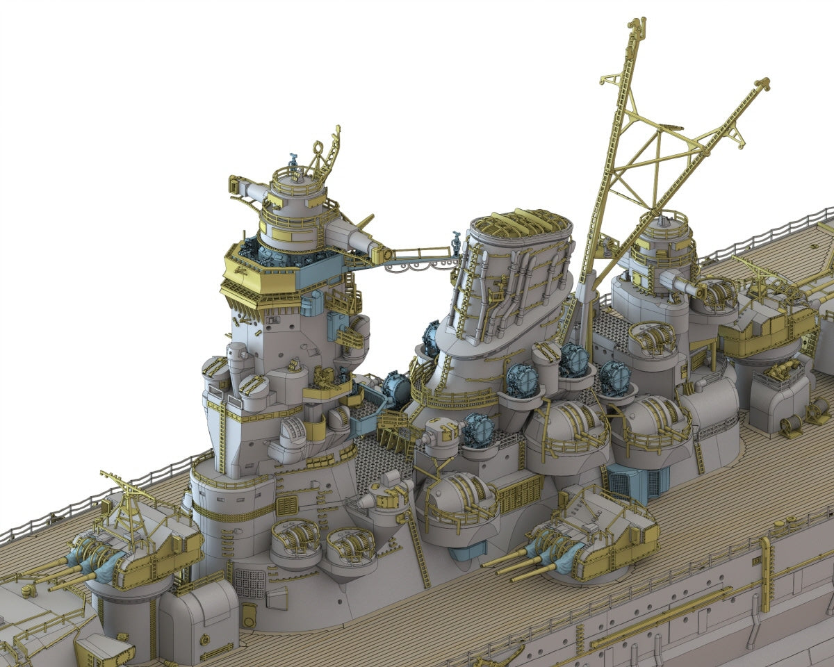 Pontos 70003R1 Cuirassé IJN Yamato 1941 1/700 – image 14