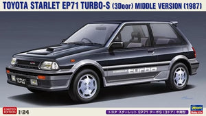 Hasegawa 20559 Toyota Starlet EP71 Turbo-S (3 portes) Version intermédiaire (1987) 1/24