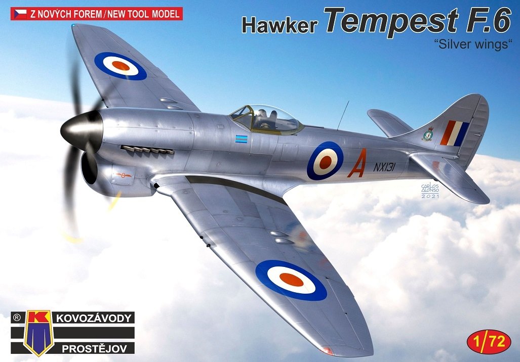 Kovozavody Prostejov KPM0224 Tempest F.6 &amp;quot;Ailes d&amp;#39;argent&amp;quot; 1/72