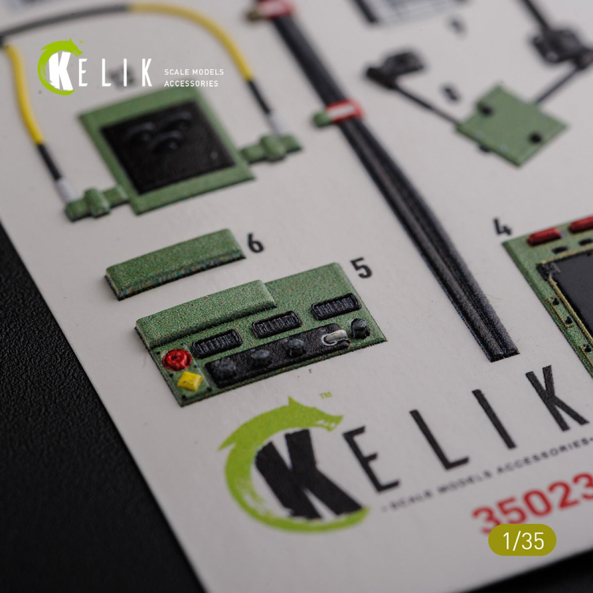 KELIK K35023 M142 HIMARS - Décalcomanies 3D intérieures et décalcomanies classiques pour maquette Trumpeter au 1/35 – image 6
