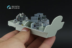 Quinta Studio QDS+32261 Tornado ECR German 3D-Printed &amp; coloured Interior on decal paper (Revell) (Small version) (with 3D-printed resin parts) 1/32