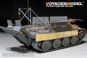 Maquette Voyager PE35979 Bergepanther Ausf.A allemand de la Seconde Guerre mondiale (type ancien, porte-outils Panther A) - Base pour TAKOM 2101 au 1/35 – Bild 4