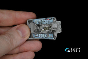 Intérieur imprimé en 3D et coloré sur papier décalcomanie Quinta Studio QD48172 Su-33 (pour kit Kinetic) 1/48 – immagine 5