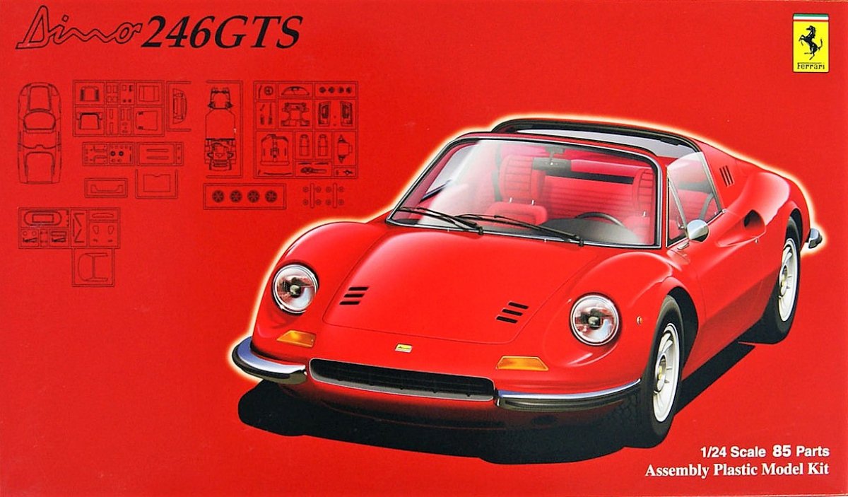 Fujimi 126449 Ferrari Dino 246GTS (araignée) (1/24)