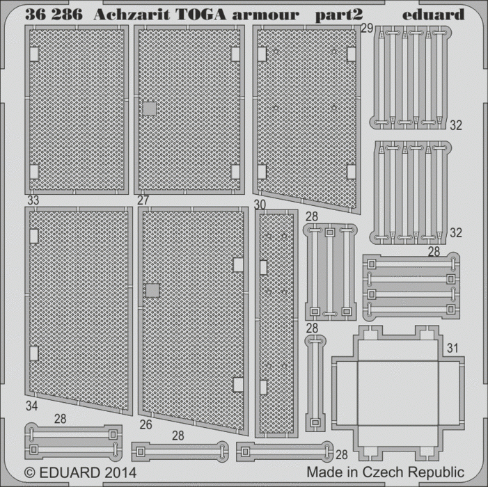 Eduard 36286 Achzarit TOGA armure 1/35 Meng – immagine 2