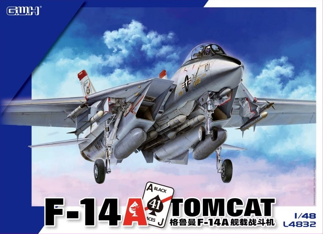 Maquette Great Wall Hobby L4832 F-14A Tomcat au 1/48