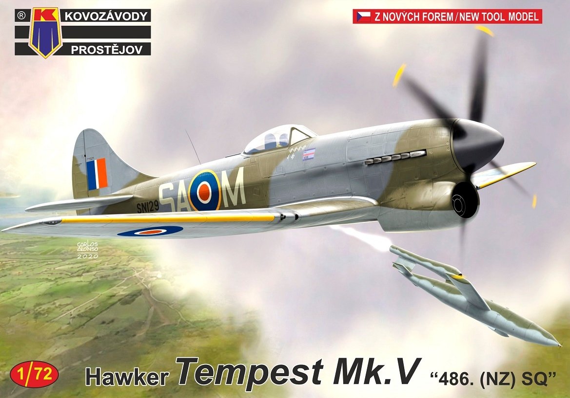 Kovozavody Prostejov KPM0222 Tempête Mk.V &amp;quot;486. (NZ) SQ&amp;quot; 1/72