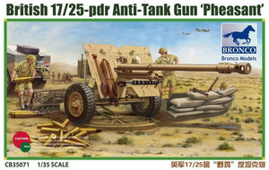 Bronco CB35071 Canon antichar britannique 17/25 pdr Faisan (1/35)