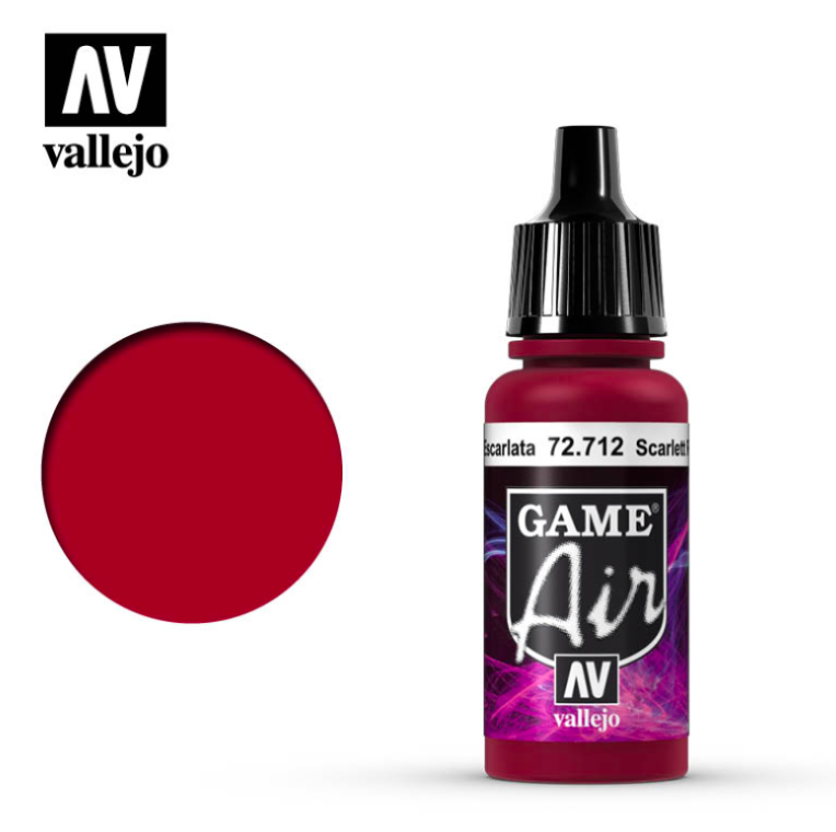 Vallejo 72712 GAir - Rouge écarlate mat 17 ml