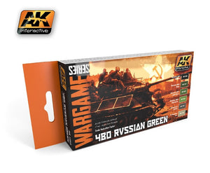 Ensemble AK Interactive AK1553 4bo vert russe (série de jeux de guerre)
