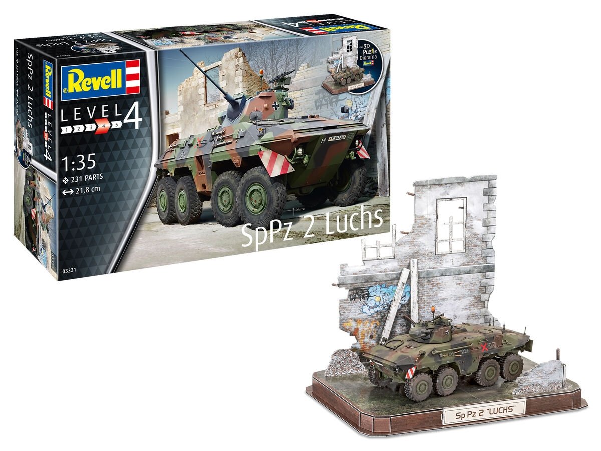Revell 03321 SpPz 2 Jeux &amp; Puzzle 3D Diorama 1/35